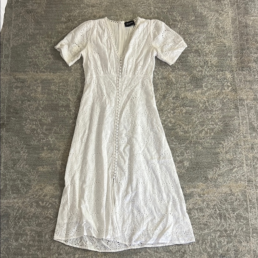 The kooples White Eyelet Dress